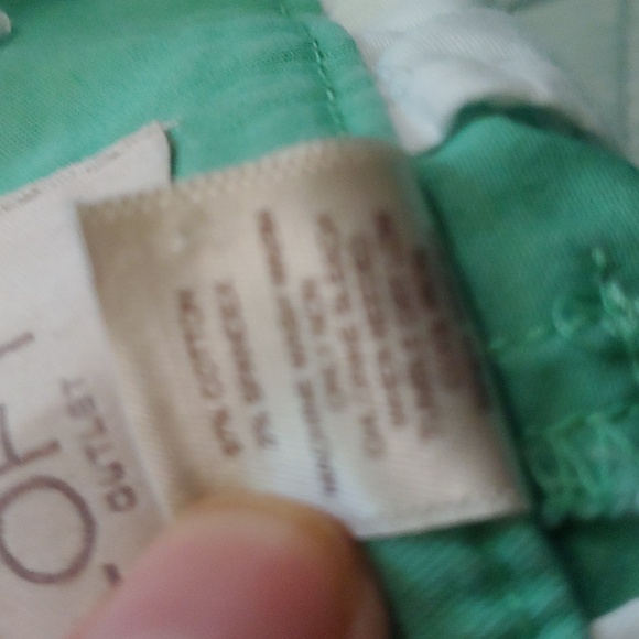 LOFT Green Chinos Comfortable Cotton Blend - Picture 5 of 9